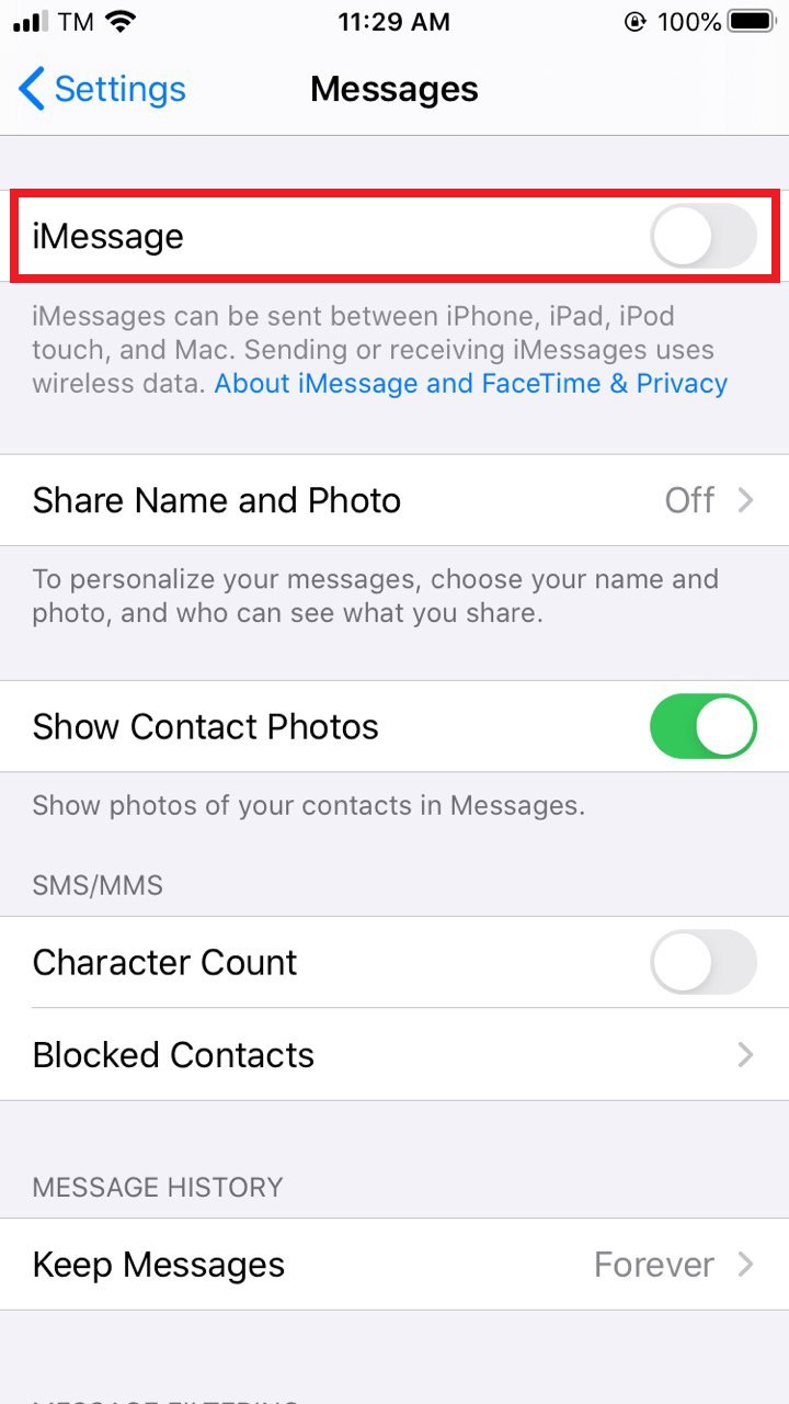 How to use iMessage with eSIM – eSIMzero Support