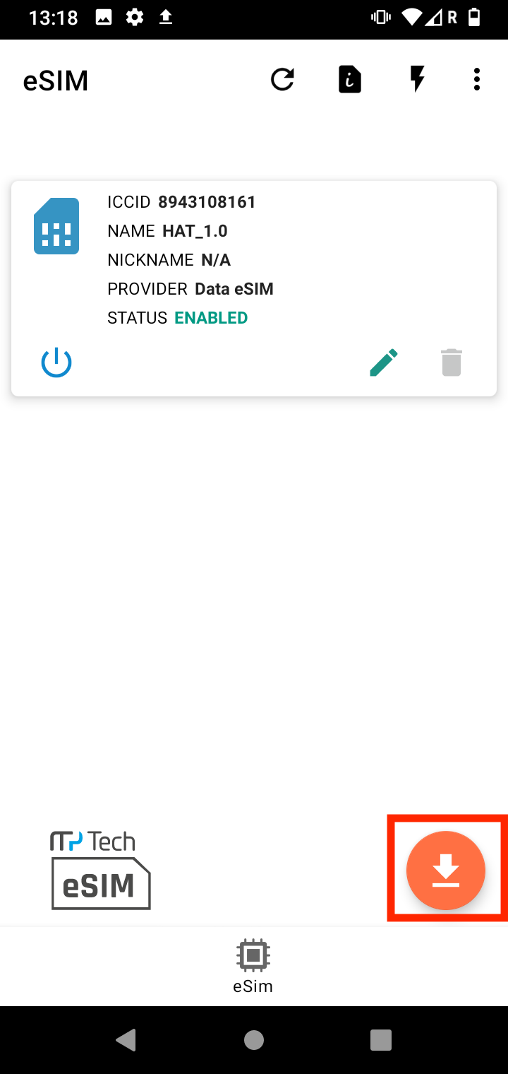 How to install an eSIM Manually on a Hammer Device – eSIMzero Support